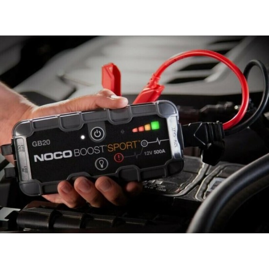 Εκκινητής - Booster NOCO Boost GB20 Sport UltraSafe 500A Εκκινητής - Booster NOCO Boost GB20 Sport UltraSafe 500A