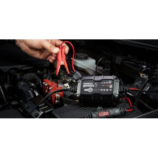 Φορτιστής-συντηρητής μπαταρίας NOCO Genius5 6V & 12V 5A Φορτιστής-συντηρητής μπαταρίας NOCO Genius5 6V & 12V 5A