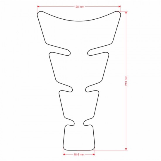 Tankpad One Design Spirit Kawasaki Z 1000 ασημί διάφανο Tankpad One Design Spirit Kawasaki Z 1000 ασημί διάφανο