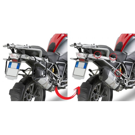 Βάσεις πλαϊνών βαλιτσών (ίσιες) rapid release GIVI BMW R 1200 GS LC 13- Βάσεις πλαϊνών βαλιτσών (ίσιες) rapid release GIVI BMW R 1200 GS LC 13-
