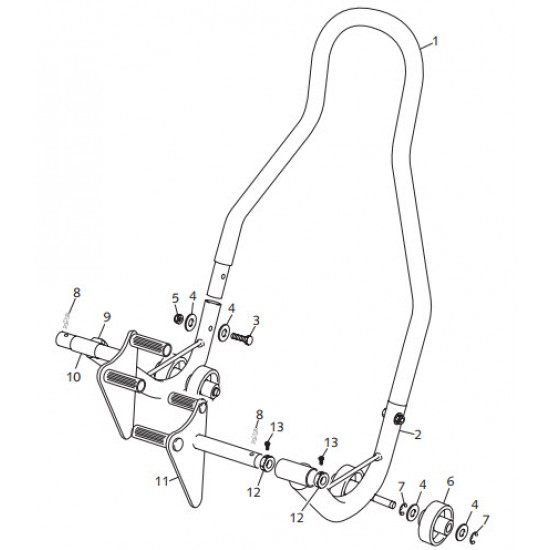 Βάση συντήρησης μοτοσυκλέτας Puig (Paddock stand)  εμπρός