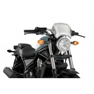 Μάσκα αλουμινίου ρετρό Puig Honda CMX 500 Rebel ασημί