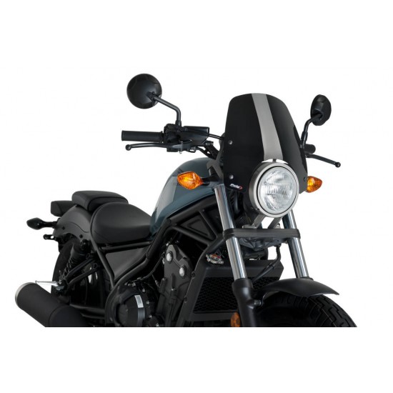Ζελατίνα Puig Naked New Generation Sport Honda CMX 500 Rebel μαύρη Ζελατίνα Puig Naked New Generation Sport Honda CMX 500 Rebel μαύρη