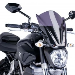 Ζελατίνα Puig New Generation Naked Touring Yamaha MT-07 -17 σκούρο φιμέ