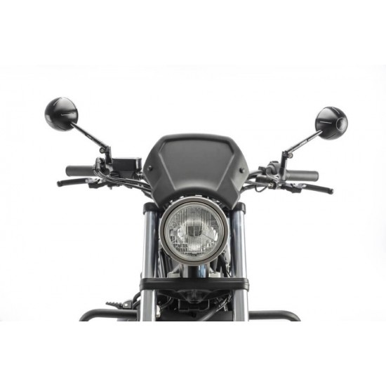 Μάσκα αλουμινίου ρετρό Puig Honda CMX 500 Rebel μαύρη Μάσκα αλουμινίου ρετρό Puig Honda CMX 500 Rebel μαύρη