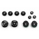 Τάπες πλαισίου Puig BMW R 1250 GS/Adv. μαύρες (σετ 11 τεμ.) Τάπες πλαισίου Puig BMW R 1250 GS/Adv. μαύρες (σετ 11 τεμ.)