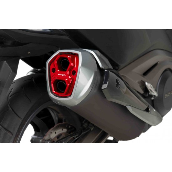Τάπα εξάτμισης Puig Kymco AK-550 κόκκινη Τάπα εξάτμισης Puig Kymco AK-550 κόκκινη