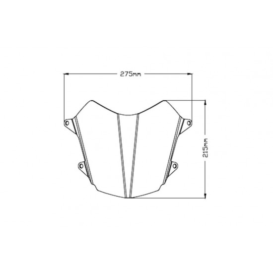 Προστατευτικό φαναριού Puig Yamaha Tenere 700 διάφανο Προστατευτικό φαναριού Puig Yamaha Tenere 700 διάφανο