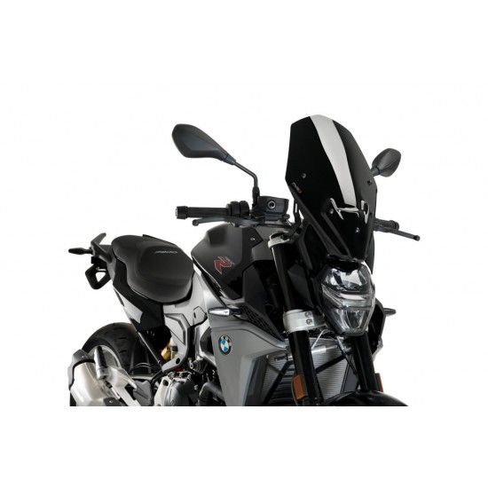 Ζελατίνα PUIG Naked New Generation Touring BMW F 900 R μαύρη (OEM BMW βάση στήριξης) Ζελατίνα PUIG Naked New Generation Touring BMW F 900 R μαύρη (OEM BMW βάση στήριξης)