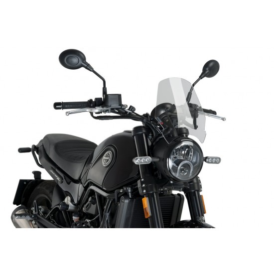 Ζελατίνα Puig New Generation Sport Benelli Leoncino 500 διάφανη Ζελατίνα Puig New Generation Sport Benelli Leoncino 500 διάφανη