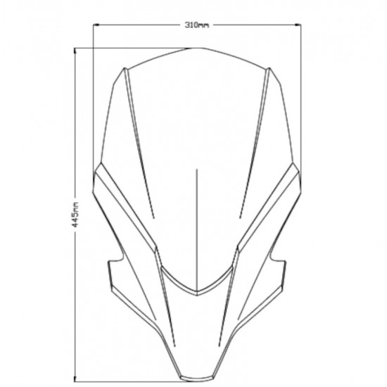 Ζελατίνα PUIG New Generation Touring Yamaha MT-07 21- διάφανη Ζελατίνα PUIG New Generation Touring Yamaha MT-07 21- διάφανη