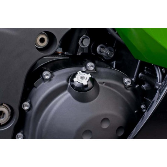 Τάπα λαδιού Puig Hi-Tech Kawasaki Versys X-300 ασημί Τάπα λαδιού Puig Hi-Tech Kawasaki Versys X-300 ασημί