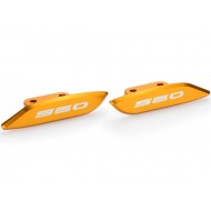Καπάκια καθρεπτών fairing Puig Yamaha T-MAX 560 χρυσά (σετ)