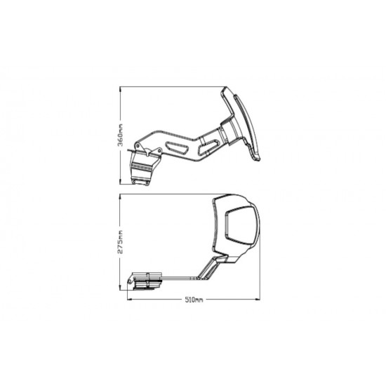 Φτερό - λασπωτήρας πίσω τροχού Puig BMW F 850 GS/Adv. μαύρο ματ Φτερό - λασπωτήρας πίσω τροχού Puig BMW F 850 GS/Adv. μαύρο ματ