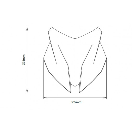 Ζελατίνα Puig Sport BMW S 1000 XR 20- μαύρη Ζελατίνα Puig Sport BMW S 1000 XR 20- μαύρη