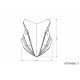Ζελατίνα Puig Sport Honda NC 750 X 21- σκούρο φιμέ Ζελατίνα Puig Sport Honda NC 750 X 21- σκούρο φιμέ