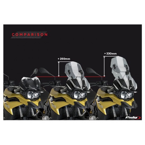 Ζελατίνα Puig Touring-Racing BMW F 750 GS ελαφρώς φιμέ Ζελατίνα Puig Touring-Racing BMW F 750 GS ελαφρώς φιμέ