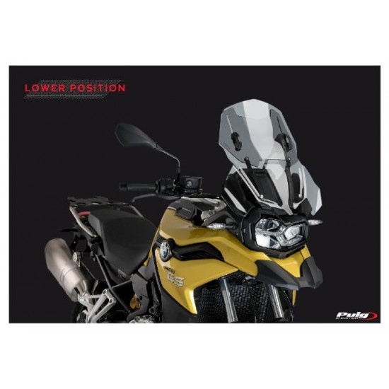 Ζελατίνα Puig Touring-Racing BMW F 750 GS ελαφρώς φιμέ Ζελατίνα Puig Touring-Racing BMW F 750 GS ελαφρώς φιμέ