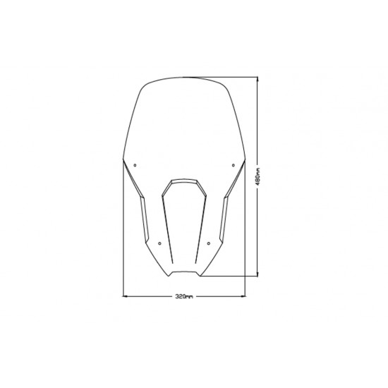 Ζελατίνα Puig Touring Honda CRF 1100L Africa Twin διάφανη Ζελατίνα Puig Touring Honda CRF 1100L Africa Twin διάφανη