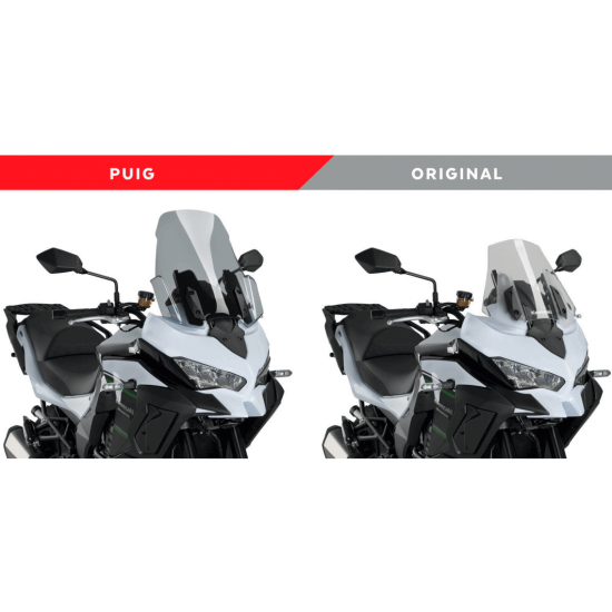 Ζελατίνα Puig Touring Kawasaki Versys 1000 σκούρο φιμέ Ζελατίνα Puig Touring Kawasaki Versys 1000 σκούρο φιμέ