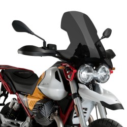 Ζελατίνα Puig Touring Moto Guzzi V85 TT μαύρη