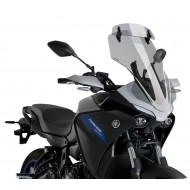 Ζελατίνα Puig Touring με σπόιλερ Yamaha Tracer 7 ελαφρώς φιμέ