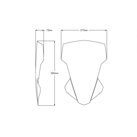 Ζελατίνα Puig Touring Yamaha Tracer 7/GT ελαφρώς φιμέ Ζελατίνα Puig Touring Yamaha Tracer 7/GT ελαφρώς φιμέ