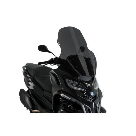 Ζελατίνα Puig V-Tech Touring Piaggio MP3 530 Exclusive σκούρο φιμέ Ζελατίνα Puig V-Tech Touring Piaggio MP3 530 Exclusive σκούρο φιμέ