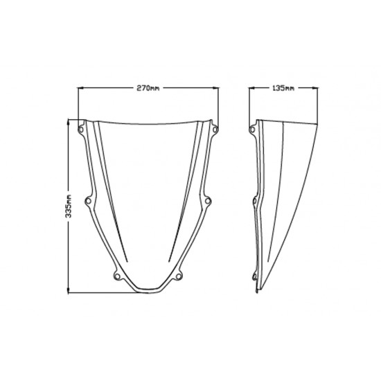 Ζελατίνα Puig Z-Racing Honda CBR 1000 RR Fireblade/SP 20- διάφανη Ζελατίνα Puig Z-Racing Honda CBR 1000 RR Fireblade/SP 20- διάφανη