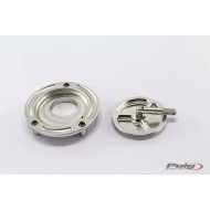 Τάπα ντεποζίτου αγωνιστικού τύπου Puig Suzuki SV650 ABS/X 16- ασημί