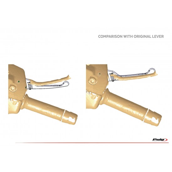 Ρυθμιζόμενη μανέτα εμπρός φρένου Puig Piaggio Vespa GTS 300 -20 ασημί Ρυθμιζόμενη μανέτα εμπρός φρένου Puig Piaggio Vespa GTS 300 -20 ασημί