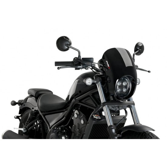 Puig Anarchy semi-fairing Honda CMX 500 Rebel 20- μαύρο ματ Puig Anarchy semi-fairing Honda CMX 500 Rebel 20- μαύρο ματ