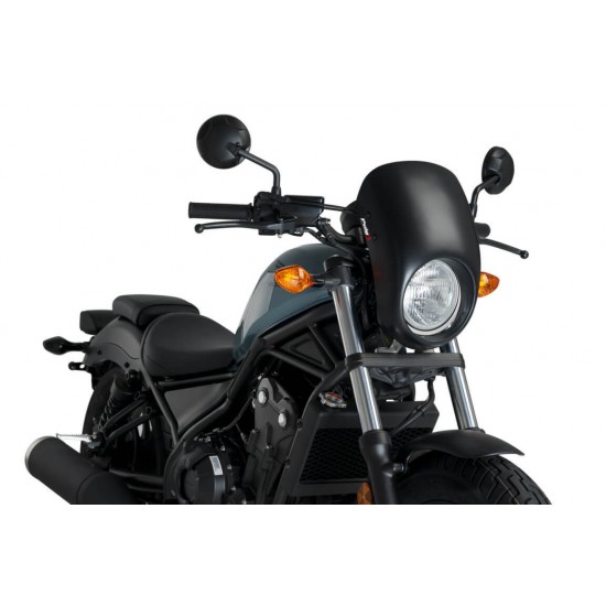 Puig Anarchy semi-fairing Honda CMX 500 Rebel -19 μαύρο ματ Puig Anarchy semi-fairing Honda CMX 500 Rebel -19 μαύρο ματ