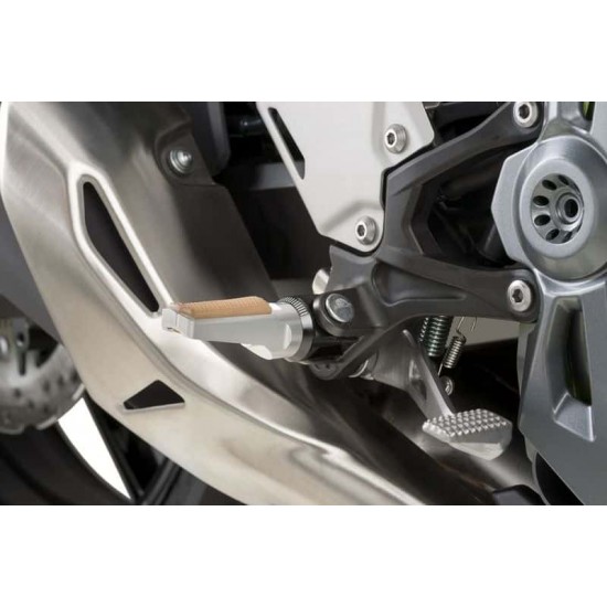 Ρυθμιζόμενα μαρσπιέ οδηγού PUIG Vintage Triumph Bonneville T100 16- ασημί Ρυθμιζόμενα μαρσπιέ οδηγού PUIG Vintage Triumph Bonneville T100 16- ασημί