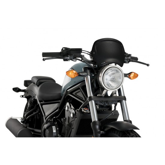 Μάσκα ρετρό Puig Honda CMX 500 Rebel carbon look Μάσκα ρετρό Puig Honda CMX 500 Rebel carbon look