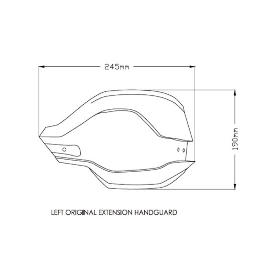 Επεκτάσεις εργοστασιακών χουφτών Puig BMW F 750 GS ελαφρώς φιμέ Επεκτάσεις εργοστασιακών χουφτών Puig BMW F 750 GS ελαφρώς φιμέ