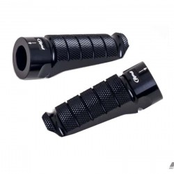 Ρυθμιζόμενα μαρσπιέ συνεπιβάτη PUIG Hi-Tech Racing Yamaha Tracer 7 μαύρα
