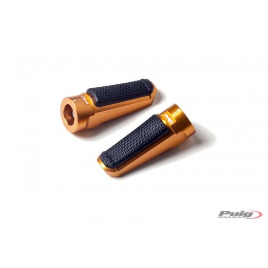 Ρυθμιζόμενα μαρσπιέ συνεπιβάτη PUIG Hi-Tech Sport Yamaha Tracer 9/GT χρυσά Ρυθμιζόμενα μαρσπιέ συνεπιβάτη PUIG Hi-Tech Sport Yamaha Tracer 9/GT χρυσά