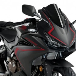 Ζελατίνα Puig Z-Racing Honda CBR 500 R 19- μαύρη