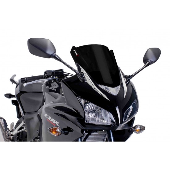 Ζελατίνα Puig Z-Racing Honda CBR 500 R 13-15 μαύρη Ζελατίνα Puig Z-Racing Honda CBR 500 R 13-15 μαύρη