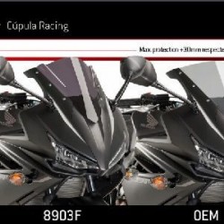Ζελατίνα Puig Z-Racing Honda CBR 500 R 16-18 μαύρη