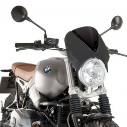 Ζελατίνα ρετρό Puig BMW R nine T Scrambler -20 μαύρη