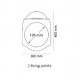 Puig semi-fairing 195 χιλ. μαύρο με ζελατίνα μαύρη Puig semi-fairing 195 χιλ. μαύρο με ζελατίνα μαύρη