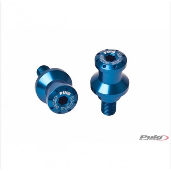 Αναμονές βάσεων πίσω σταντ (bobbins) Puig Suzuki SV650 X μπλε Αναμονές βάσεων πίσω σταντ (bobbins) Puig Suzuki SV650 X μπλε