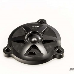 Πίσω καπάκι κινητήρα Puig Yamaha T-MAX 560 μαύρο