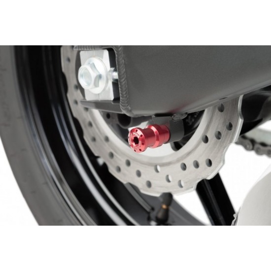 Αναμονές βάσεων πίσω σταντ (bobbins) Puig Ducati Desert X κόκκινες Αναμονές βάσεων πίσω σταντ (bobbins) Puig Ducati Desert X κόκκινες