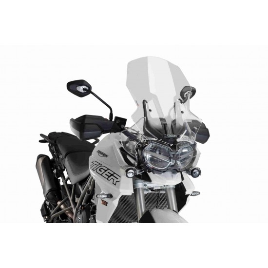 Ζελατίνα Puig Touring ρυθμιζόμενη Triumph Tiger 800/XC/XR 18- διάφανη Ζελατίνα Puig Touring ρυθμιζόμενη Triumph Tiger 800/XC/XR 18- διάφανη