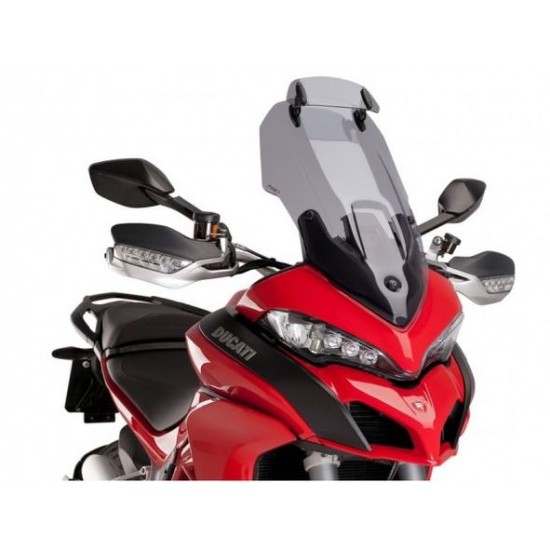 Ζελατίνα Puig Touring με φρυδάκι Ducati Multistrada 1260/S ελαφρώς φιμέ Ζελατίνα Puig Touring με φρυδάκι Ducati Multistrada 1260/S ελαφρώς φιμέ
