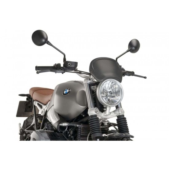 Ζελατίνα - Μάσκα ρετρό Puig BMW R nine T Scrambler -20 carbon look Ζελατίνα - Μάσκα ρετρό Puig BMW R nine T Scrambler -20 carbon look