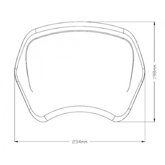 Ζελατίνα - Μάσκα ρετρό Puig Yamaha XSR 125 μαύρο ματ Ζελατίνα - Μάσκα ρετρό Puig Yamaha XSR 125 μαύρο ματ